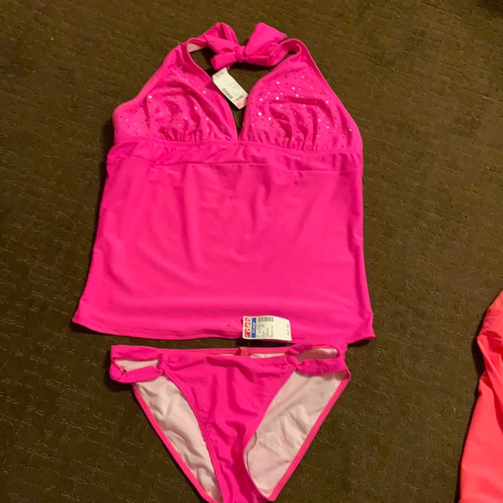 Two piece Halter style bikini bathing suit